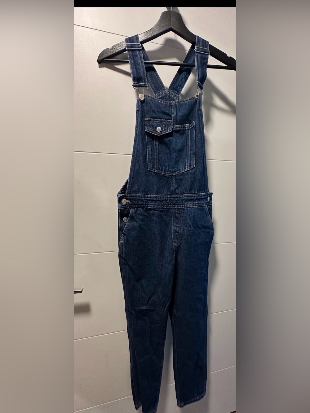 Dark Blue Denim women overalls